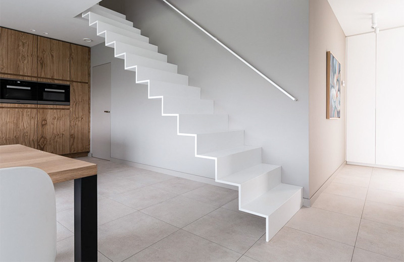 Маршові сходи зі штучного каменю — Modern Acrylic Stone