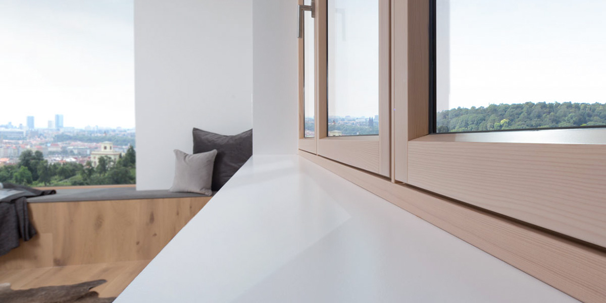 Белый подоконник из искусственного камня — Modern Acrylic Stone