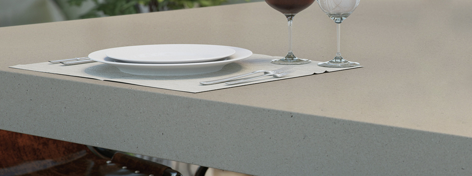Кварцовий камінь для оздоблення обіднього столу — Modern Acrylic Stone