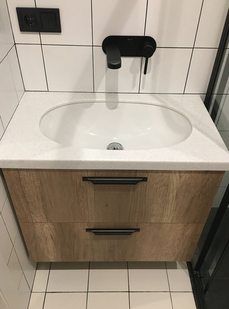 Маленькая столешница из акрила Grandex S-201 Dirty Sand – фото 2 – Modern Acrylic Stone