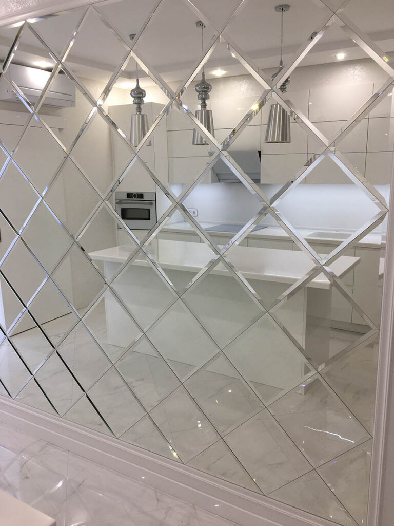 Белая столешница и остров из камня Grandex S-203 Sparkling Sand – фото 6 – Modern Acrylic Stone
