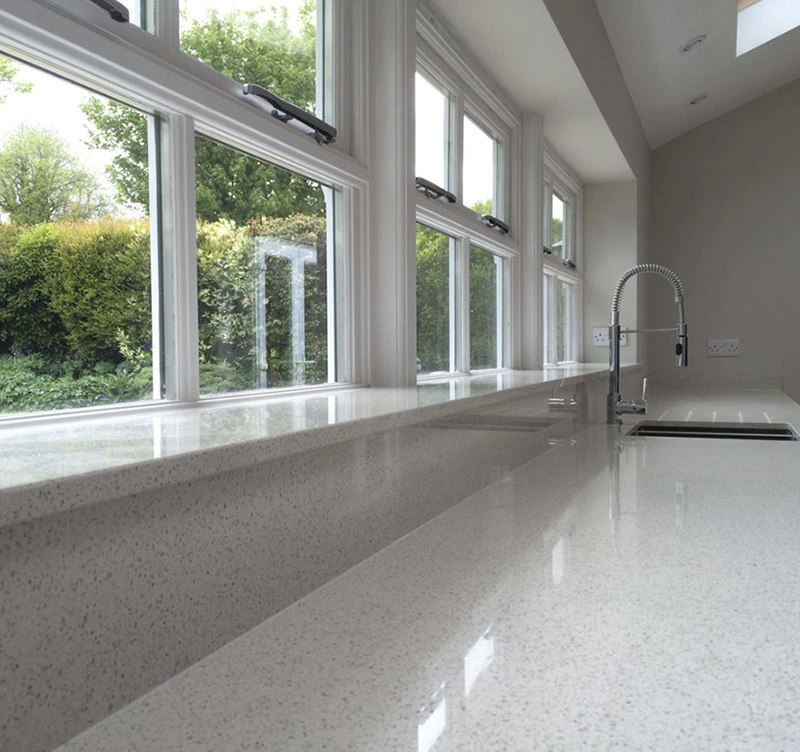 Кварцевый подоконник в интерьере — MAS — Modern Acrylic Stone